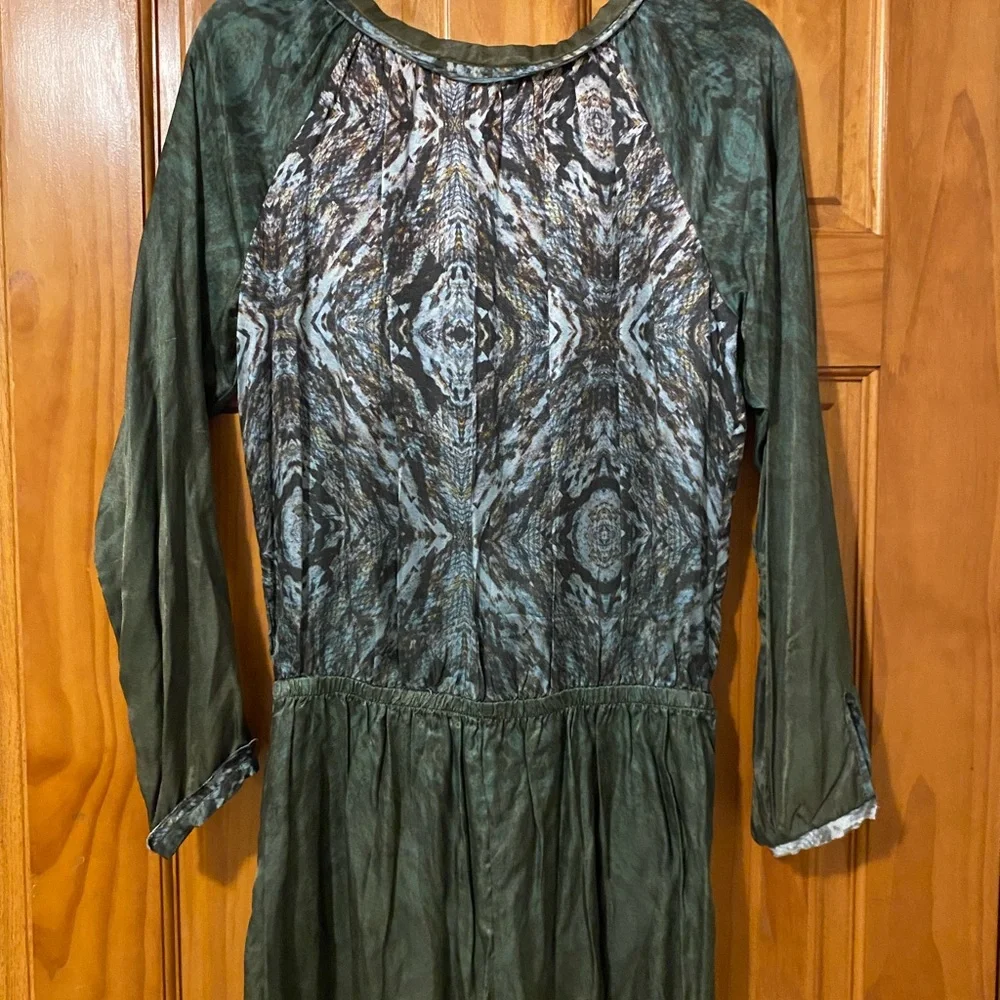 Gypsy05 Silk long sleeves boho romper - Picture 5 of 11
